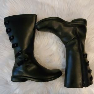 Merrell Tetra Launch waterproof black boot.